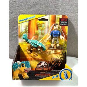 IMAGINEXT Jurassic World Camp Cretaceous Ankylosaurus Bumpy & Ben Action Figure